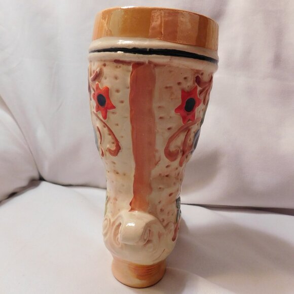 Vintage GERZ West Germany Ceramic Beer Stein Cowboy Boot Design - Picture 5 of 10